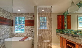 主臥衛(wèi)生間隔斷設計效果圖大全